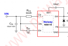 NS6118 100V 輸入 2A 輸出異步降壓穩(wěn)壓器